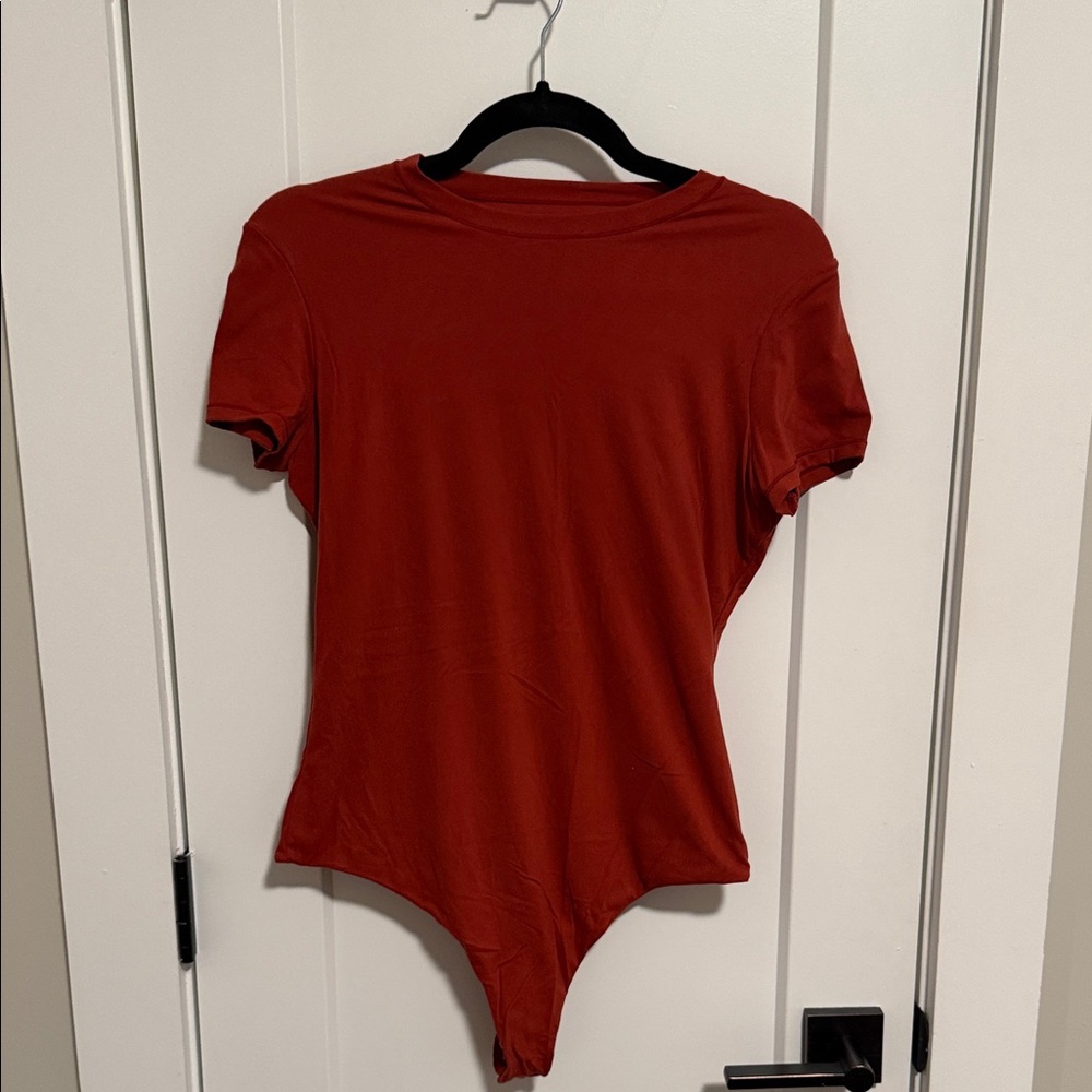 Elegant Scarlet Bodysuit by [Brand]